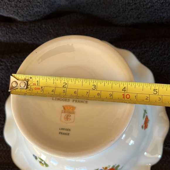 Porcelaine Hand Embellished Limoges Bowl/Dish - Picture 6 of 9